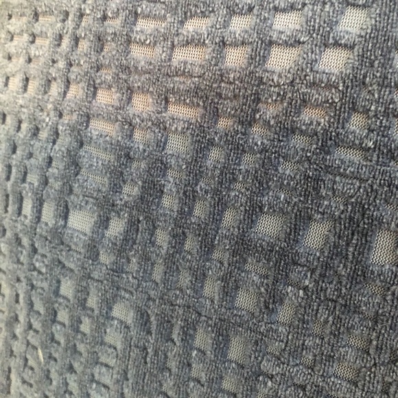 Rodeo Home Feather Throw Pillow, Navy Velvel - Picture 6 of 6